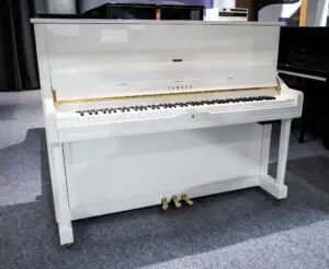 Yamaha U1 Disklavier Silent Upright in Polished White, 2006