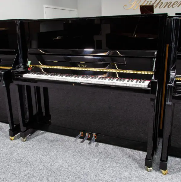 Petrof 131 M1 Upright in Polished Ebony