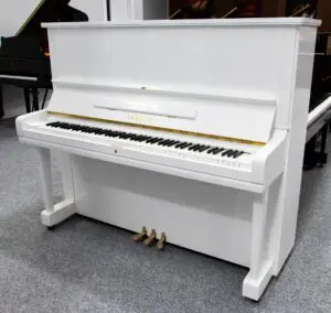 Yamaha U3E Polished White