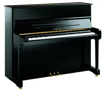 Yamaha P121 Upright in Polished Ebony - Richard Lawson Pianos