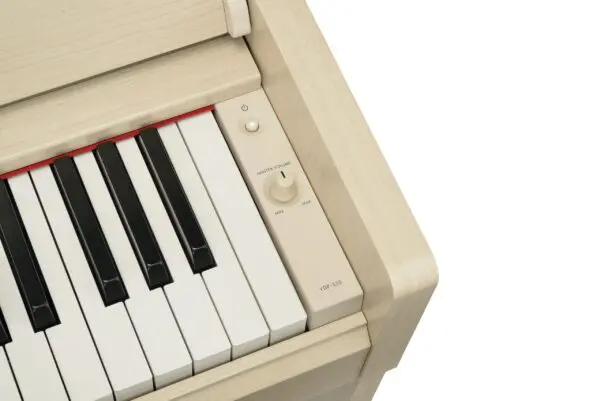Yamaha YDP S35 Arius Digital White Ash Details Right