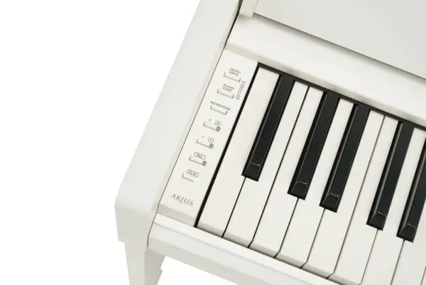 Yamaha YDP S35 Arius Digital White Details Left