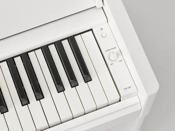 Yamaha YDP S55 Arius Digital White Details Right