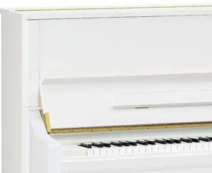 Yamaha U1 Disklavier in Polished White
