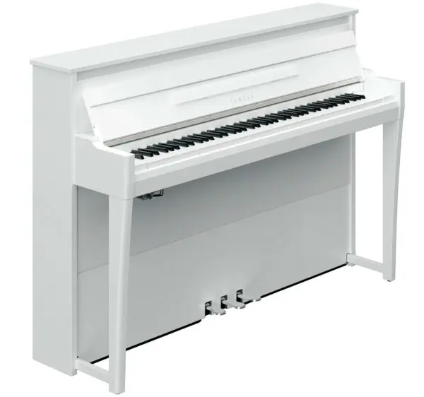 Yamaha NU1XA Polished White Pianos for Sale