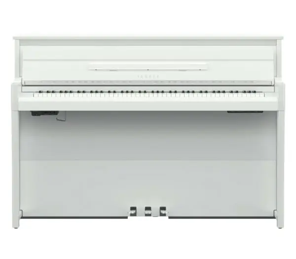 Yamaha NU1XA Polished White, front