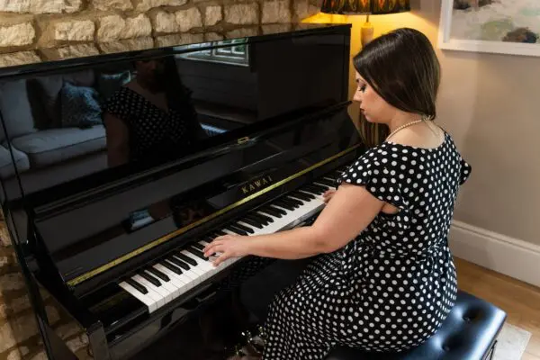 Kawai K600 Upright in Polished Ebony - Image 3
