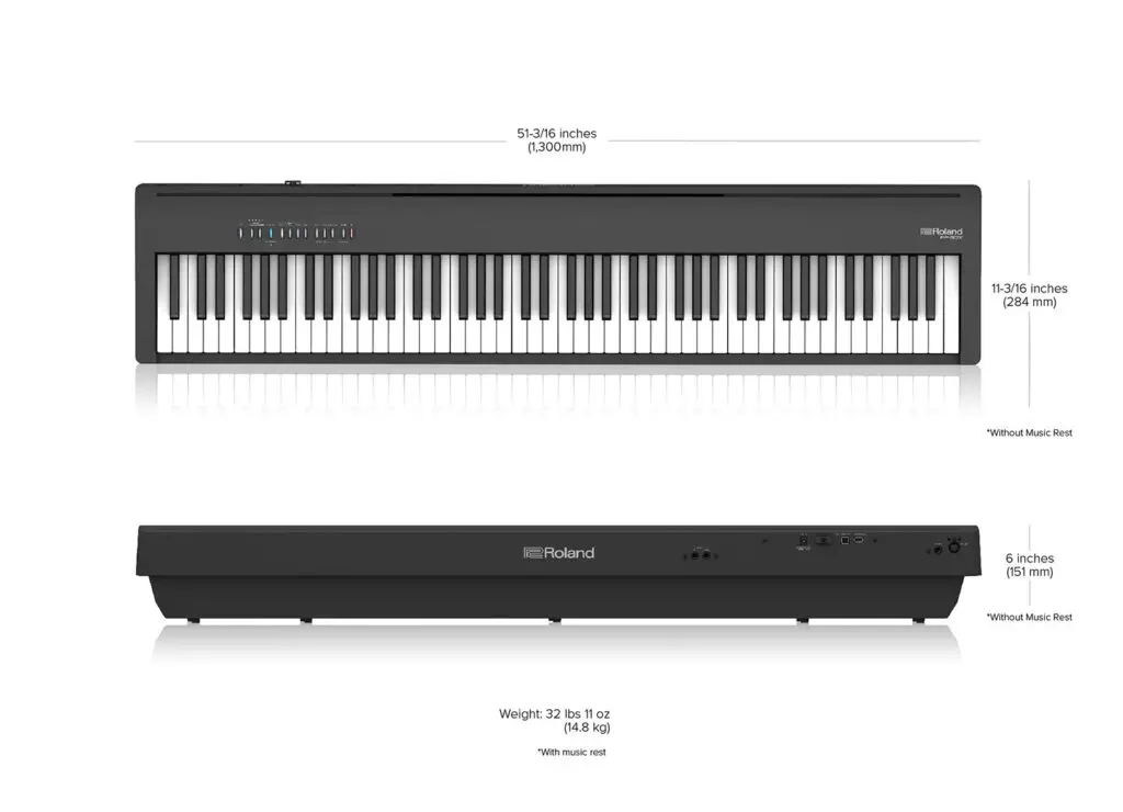 Roland FP30X in Black