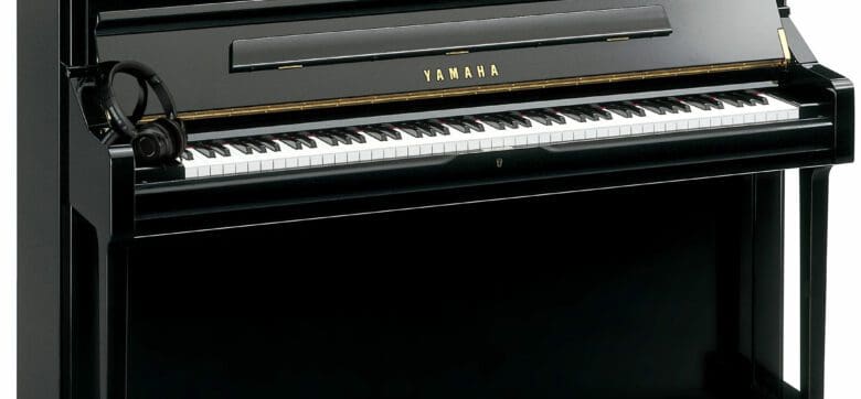 Yamaha DU1EN Disklavier Enspire Upright in Polished Ebony