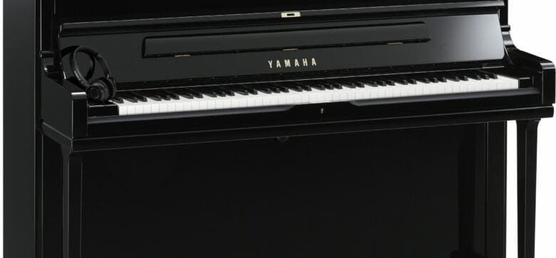 Yamaha DYUS1EN Disklavier Enspire Upright in Polished Ebony