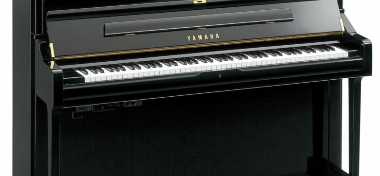 Yamaha U1 SH3 Silent Upright in Polished Ebony