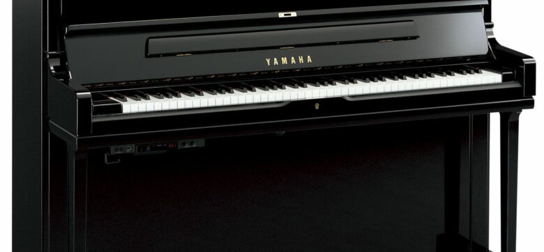Yamaha YUS1 SH3 Silent Upright in Polished Ebony