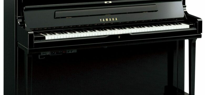 Yamaha YUS1 TA3 TransAcoustic Upright in Polished Ebony