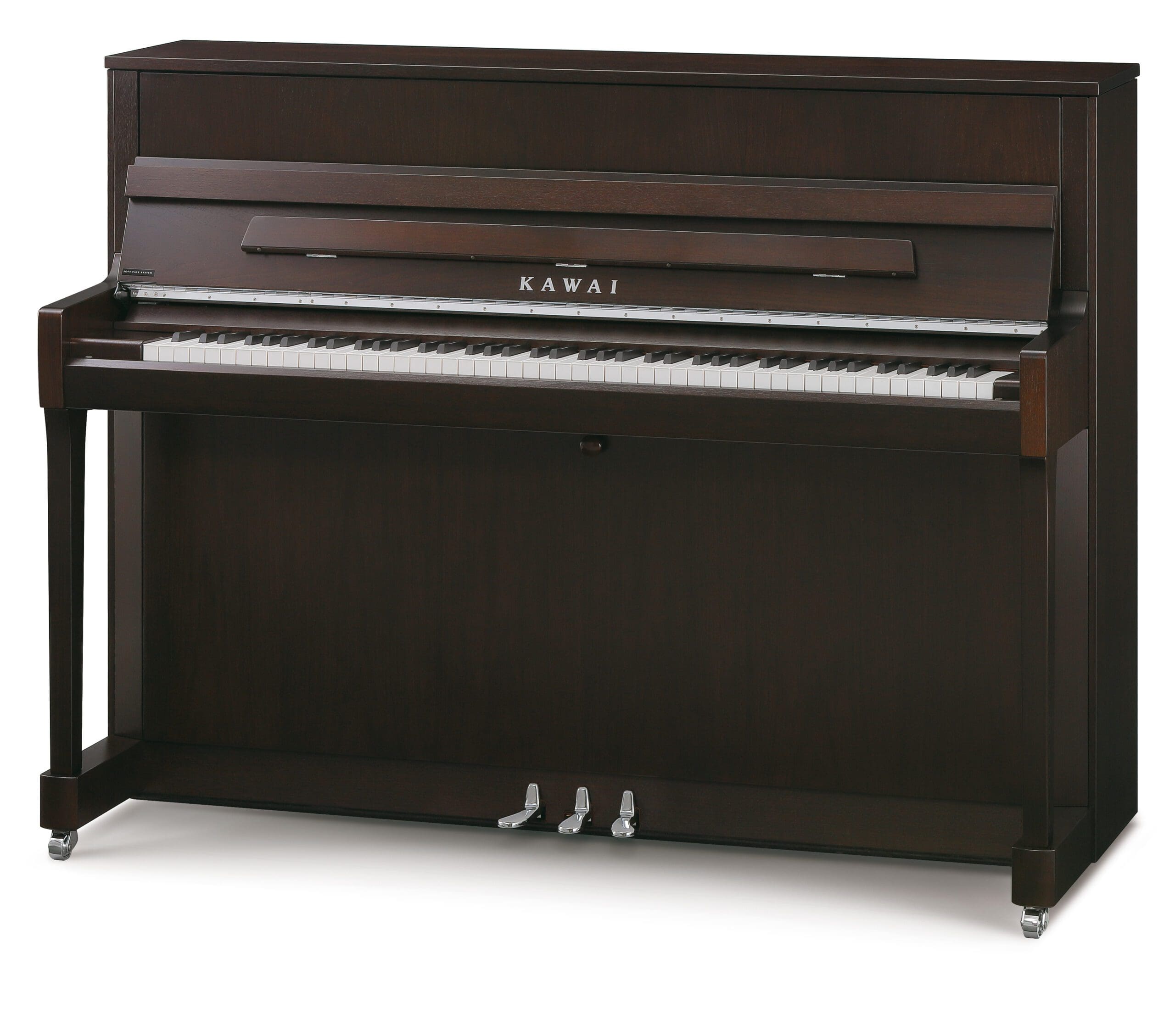 Kawai K200 Upright in Dark Walnut with Silver Fittings Richard