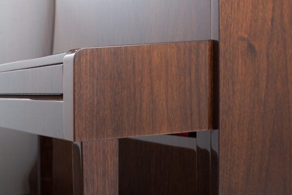 Petrof 125 M1 Walnut Detail