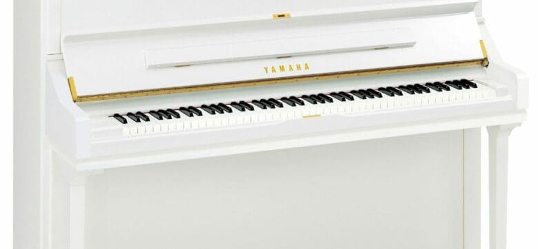 Yamaha U3S Upright in Polished White