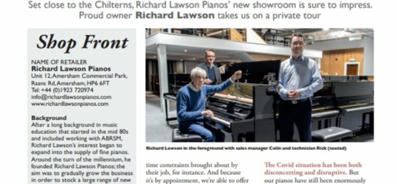 Read about us in Pianist Magazine!