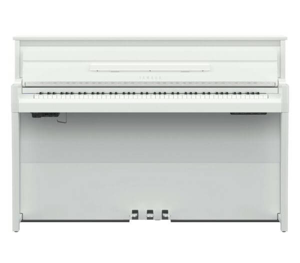 Yamaha NU1XA Polished White, front