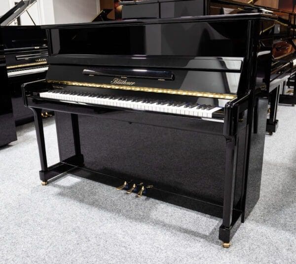 Blüthner Model C Upright in Polished Ebony, 2009 (Refurbished)