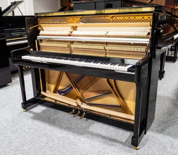 Blüthner Model C Upright in Polished Ebony, 2009 (Refurbished) - Image 3