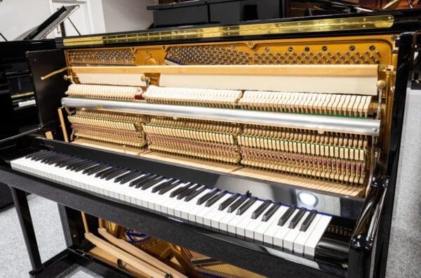 Blüthner Model C Upright in Polished Ebony, 2009 (Refurbished) - Image 4