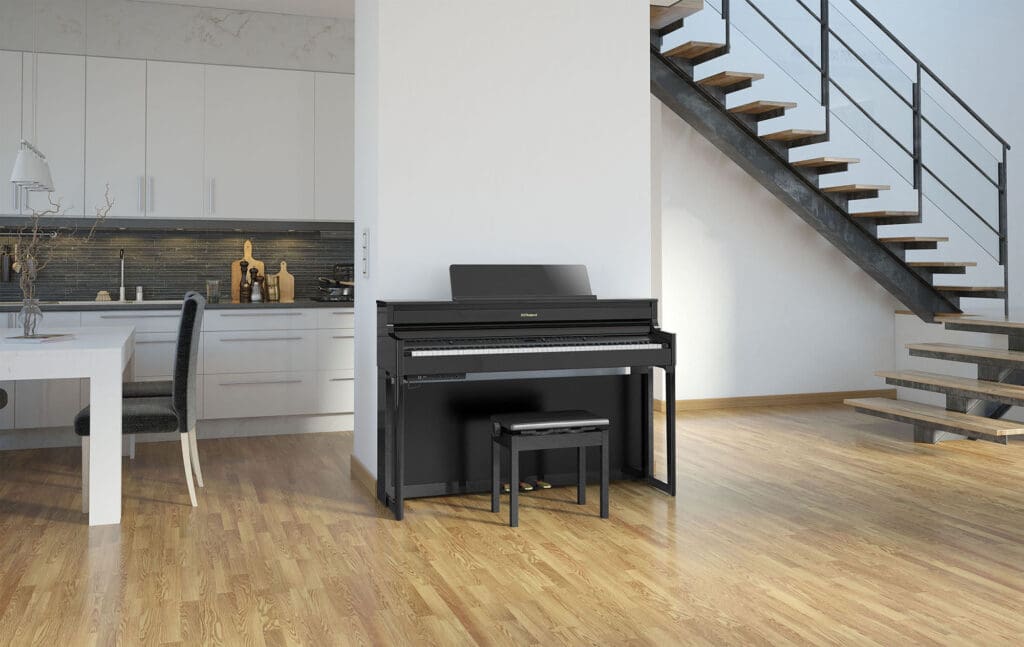 Roland HP704 Polished Ebony