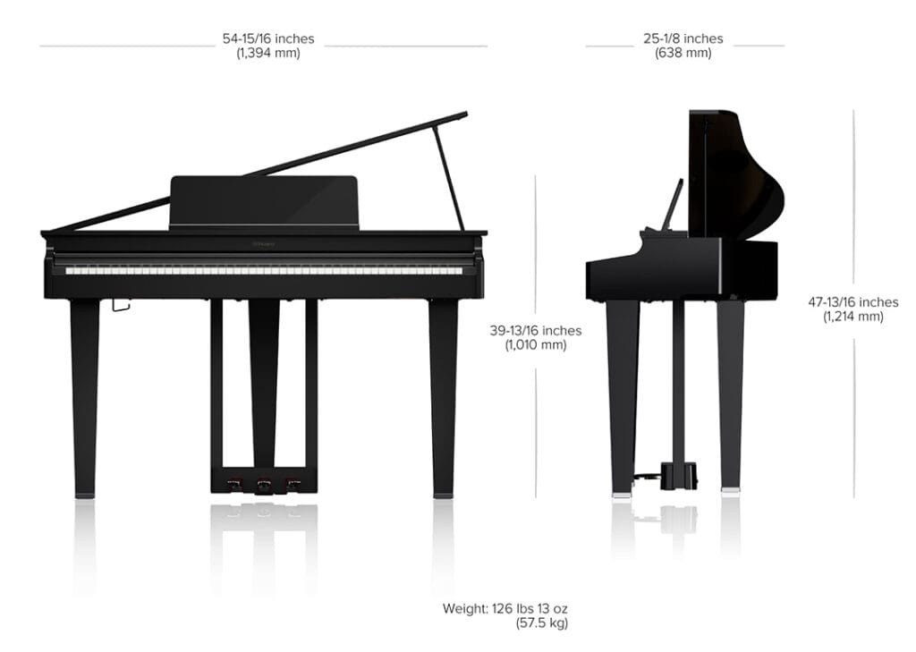 Roland GP-3 Polished Ebony
