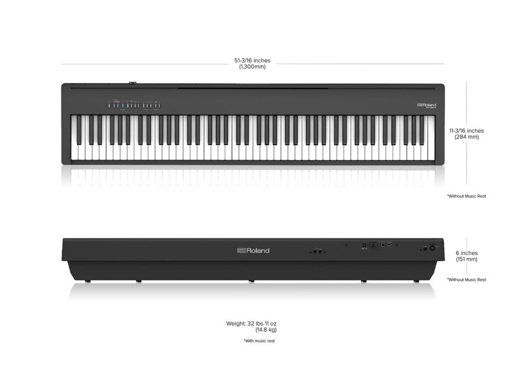 Roland FP30X in Black