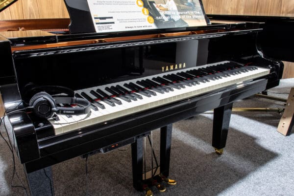 Yamaha C1X SH2 Silent Grand in Polished Ebony, 2020 (Preowned) - Image 2